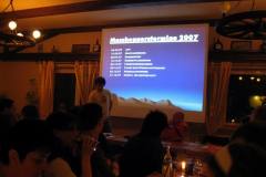 Jahreshauptversammlung 2007